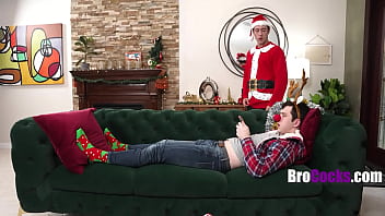 Preview 1 of Massagem Orgastica - Fucking Step bro On Christmas Eve Got Me On Naughty List