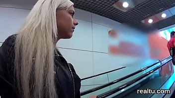 Preview 3 of Pasto Girl Fuck Video - Beautiful czech kitten was seduced in the mall and rode in pov