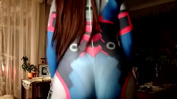 Preview 3 of 62 Aos - D.VA Overwatch Cosplay TWERK - Britany Angelus