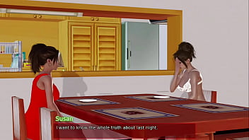 Preview 4 of Squirt Competition - Max&#039_s Life Temporada 2 Cap 84 - trio con mi amiga y su madrastra