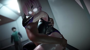 Preview 3 of Xxx Seax Boys Bp - Mash Kyrielight having sex in the shadows of the passageway