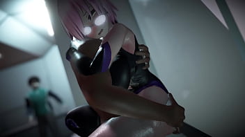 Preview 4 of Xxx Seax Boys Bp - Mash Kyrielight having sex in the shadows of the passageway