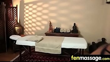 Preview 3 of Tranny Wife Watches - Gorgeous Skinny gets a massage 9
