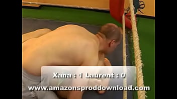 Preview 2 of Thong Ass Xxxshot - FRENCH MIXED WRESTLING - AMAZON&#039_S PROD WRESTLING