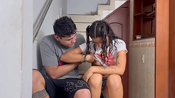 Preview 1 of Xem Phim Sex Hen Tai Hd - Hago un canje con mi linda hermanastra a cambio de follarmela.