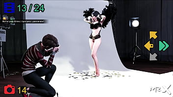 Preview 1 of Thief Attack In Home - FashionBusiness - Beautiful Nude Costume E2 #14