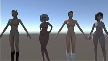 Preview 2 of France Chole - 3d animation - nude girls