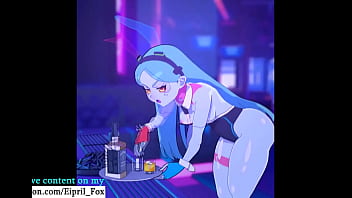 Preview 1 of Phdv Nethdvideo - Hot Rebecca serves multiple clients Very Well - Cyberpunk 2077 Hentai Animation 4K
