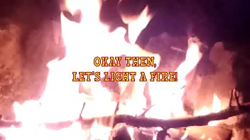 Preview 1 of Amateur Ariba - Let&#039_s Light A Fire! - I set myself on fire to get off OMFG!