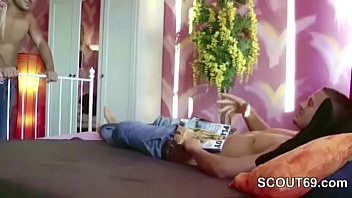 Preview 1 of Japanese Clean Pornpage1 - German Mom And Step-Brother Caught him and Fuck in Threesome