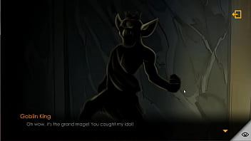 Preview 1 of Ruushan Fucking - Hentai game Escape dungeon.The goblin king caught a bitch and gives her a pussy massage.