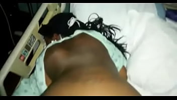 Preview 1 of Wwwsanny Leonyxxx - Ebony babe takes bbc in hospital after giving birth
