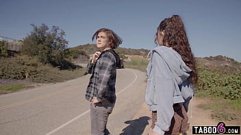 Preview 2 of Mp4 Xxx 2min Or 1min - Teen hitchhikers picked up by a good man but then he left the house