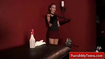 Preview 1 of Son And Father Fuck On Daughter - Punish Teens - Extreme Hardcore Sex from  17