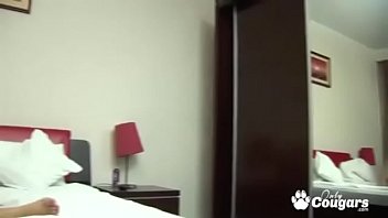 Preview 1 of Love The Pink Toy - MILF Sticks A Black Dildo In Her Pink Pussy