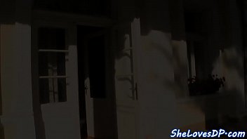 Preview 1 of Geci Evs - Babe assfucked in threeway after pussyeating