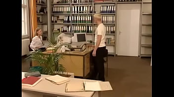 Preview 1 of Old Man Silver Xnxx - Teen likes to suck penis and fuck hard in library