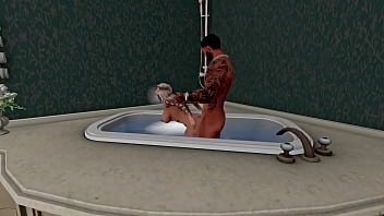 Preview 3 of Sex Rape Japanese - Slut Toy in the Tub!