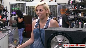 Preview 1 of Sammi Marsh - Slender blonde babe rammed by pawn man at the pawnshop