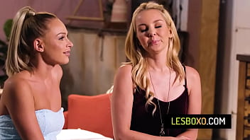 Preview 1 of Cat Galls Xxx Video - Escort stepmom hard scissoring with stepdaughter - Aaliyah Love,  Emma Hix