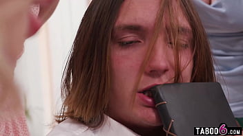 Preview 3 of Katrena Kaif Xxx Fucking Video - Reverse gangbang of innocent bible guy when visiting a house full of MILFs
