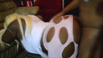 Preview 3 of Walll Dildo - Ripped Leggings Fuck