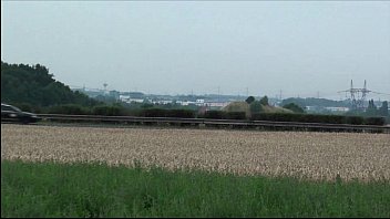 Preview 1 of 2 Teens Sucking - Risky PUBLIC sex threesome by a highway with a y. petite girl
