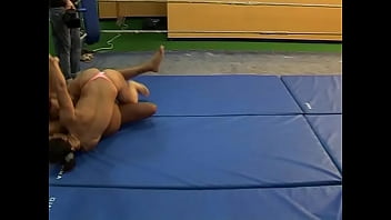 Preview 4 of Aunty With Old Boy - French wrestling vol. 3 - Amazon&#039_s Productions Wrestling - clipsforsale