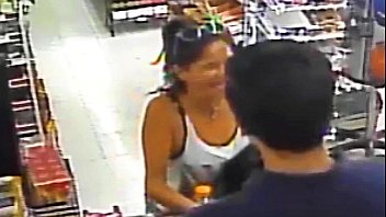 Preview 3 of Jolok Ganas - Hot Woman Flashes Boobs at Cashier Short on Cash