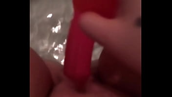 Preview 3 of On Duty Fuck - BBW Amateur Dildo Fucking in Bathtub