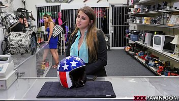 Preview 3 of Shoes Insertions - Ivy Rose Tries To Pawn a Famous Daredevil&#039_s Helmet on XXXPawn!