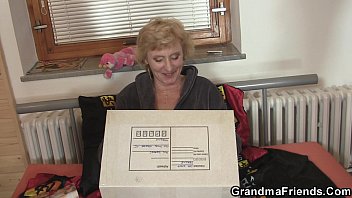 Preview 2 of Fuck Old Dick - Sharing skinny old lady with small tits