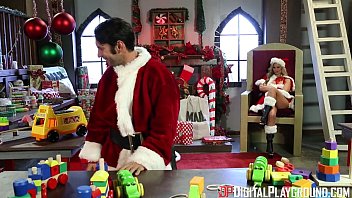 Preview 1 of Julia Ann Threesome - DigitalPlayGround - Dirty Santa XXX Episode 5