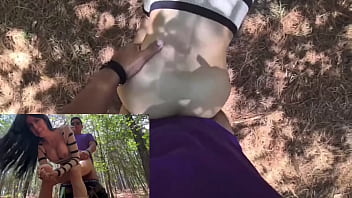 Preview 4 of Shcool 10 Yers Garl Is Tecar Sax - Karol smith sexy mexicana coge con un fan en el bosque y se corre dentro de mi