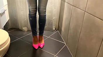 Preview 1 of Pron Sex 28 - Desperate Pee in My Jeans next He Pee on my Ass and I give him BlowJob too