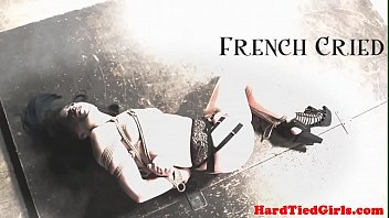 Preview 1 of Sorority School5 - BDSM sub tied up by black male dom and toyed