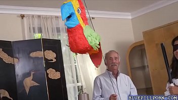 Preview 2 of Tall Guy Unloads Again - Horny hot babe Victoria Valencia getting banged