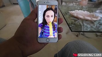 Preview 1 of Karina Michelle - Tony fed Ashley Adams his phallic fruit down her throat