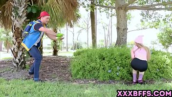 Preview 1 of Japan Sexy Mother - Pokemon Go XXX parody with three awesome teen chicks