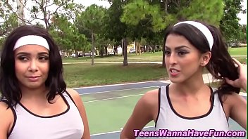 Preview 2 of Indian Girl And Stranger - Lesbian teen threeway