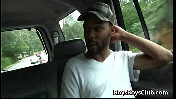 Preview 1 of Hairy Solo Cougar - Blacks On Boys - Nasty Hardcore Gay Interracial Sex Video 26