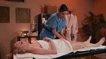 Preview 1 of Xnnxxx Girls - Oiled Desires (Intimate Healing) - Kylie Rocket,  Braylin Bailey