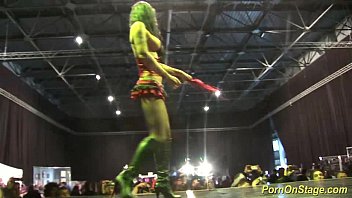 Preview 1 of F Sleeping Aunt - hot cocksharing show on stage