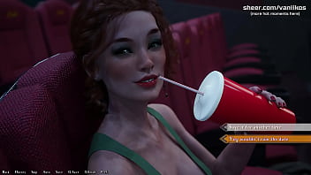Preview 1 of Uardo Dabing - 18yo Young Redhead Cinema Public Blowjob And Creampie | Being a DIK [Episode 10] | Part #80