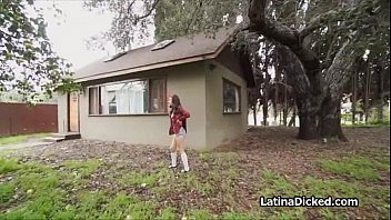 Preview 1 of Naked Bitches Sucking Dick - Busty Latina blows lucky cop