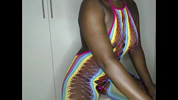 Preview 2 of Kimberly Rowe - The AfricanCamgirls Dressed In Fishnet Stockings,  Bodysuits,  &amp_ High Heels. Sexy All Natural African Girls Compilation.