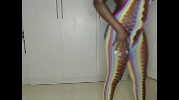 Preview 3 of Kimberly Rowe - The AfricanCamgirls Dressed In Fishnet Stockings,  Bodysuits,  &amp_ High Heels. Sexy All Natural African Girls Compilation.