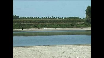 Preview 3 of Hard Fucker In Small Pusey - Bitch outdoor on the riverbank
