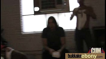 Preview 3 of Pissing Clit - Interracial Group Sex! HUGE TITS 17