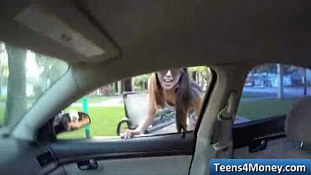 Preview 3 of Dad Porn Asia - Teens Love Money fucked in open Public -  video 20